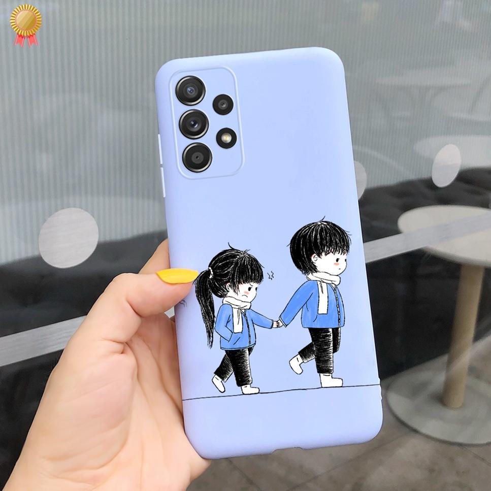 For Samsung Galaxy A23 5G Case Fashion Cute Clear Mate Men Women Soft TPU Silicone Phone Covers For Samsung Galaxy A23 4G Fundas
