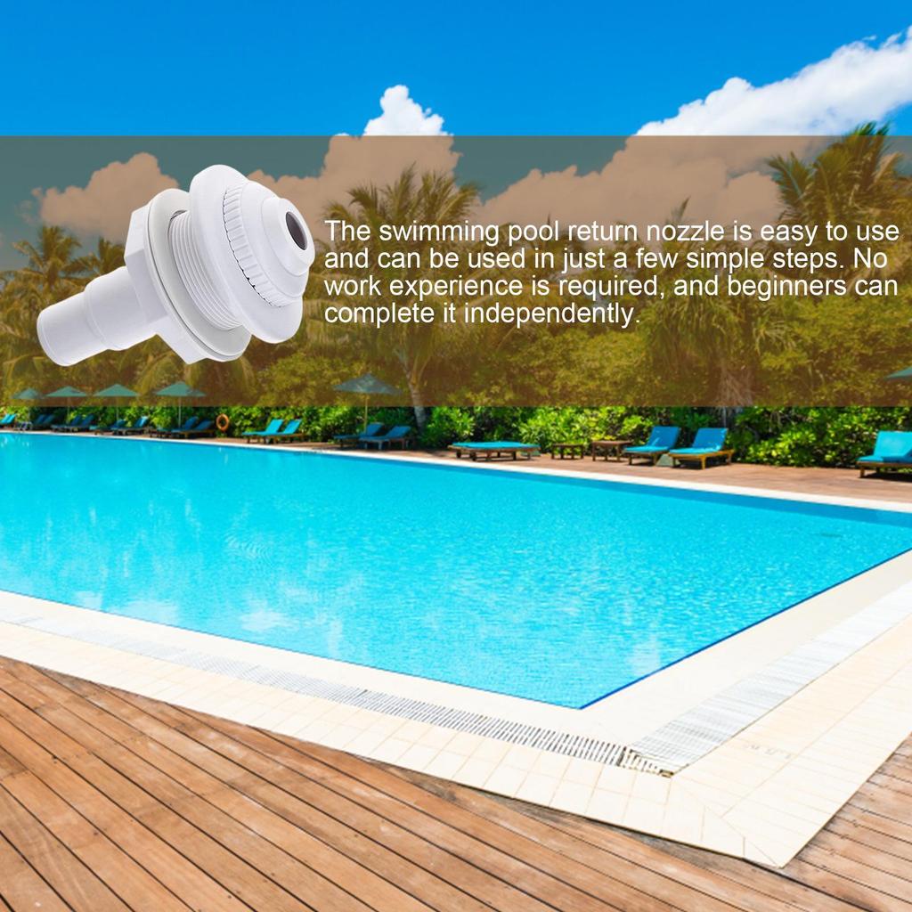 Adjustable Jet Spa Replacement Swimming Pool Accessories Water Outlet Return Swimming Pool Nozzle Eyeball Inlet Nozzle