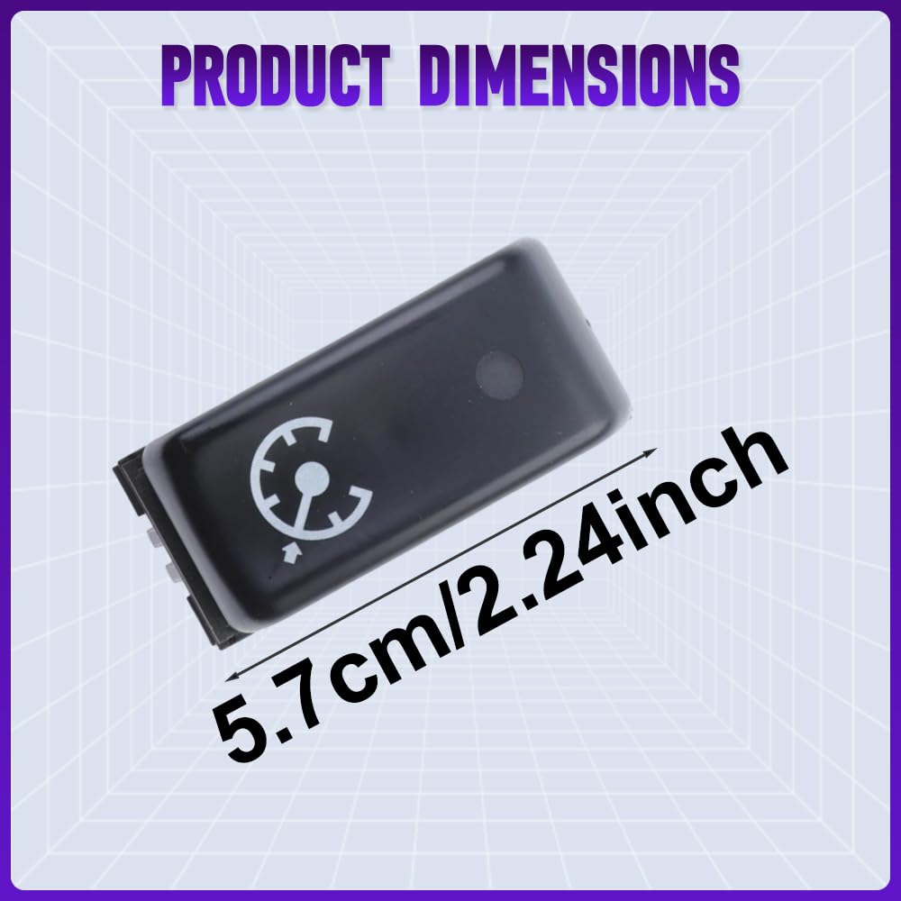 Power Cruise Control Rocker Switch, Replace P27-1040-14, P27104014, 577.59636, 577.56925, 577.59628, 577.59307, Power Cruise Control Switch,