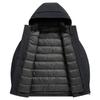 Men's Hooded Thickened Winter Coat with Detachable Liner - Warm Duck Down Jacket