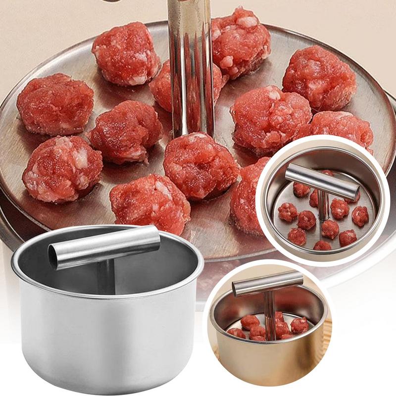 Meatball Press Maker Kitchen Manual Meatball Press 6/12 Balls Meat Baller Maker Machine Press Tool Home Meatball Making Tool for