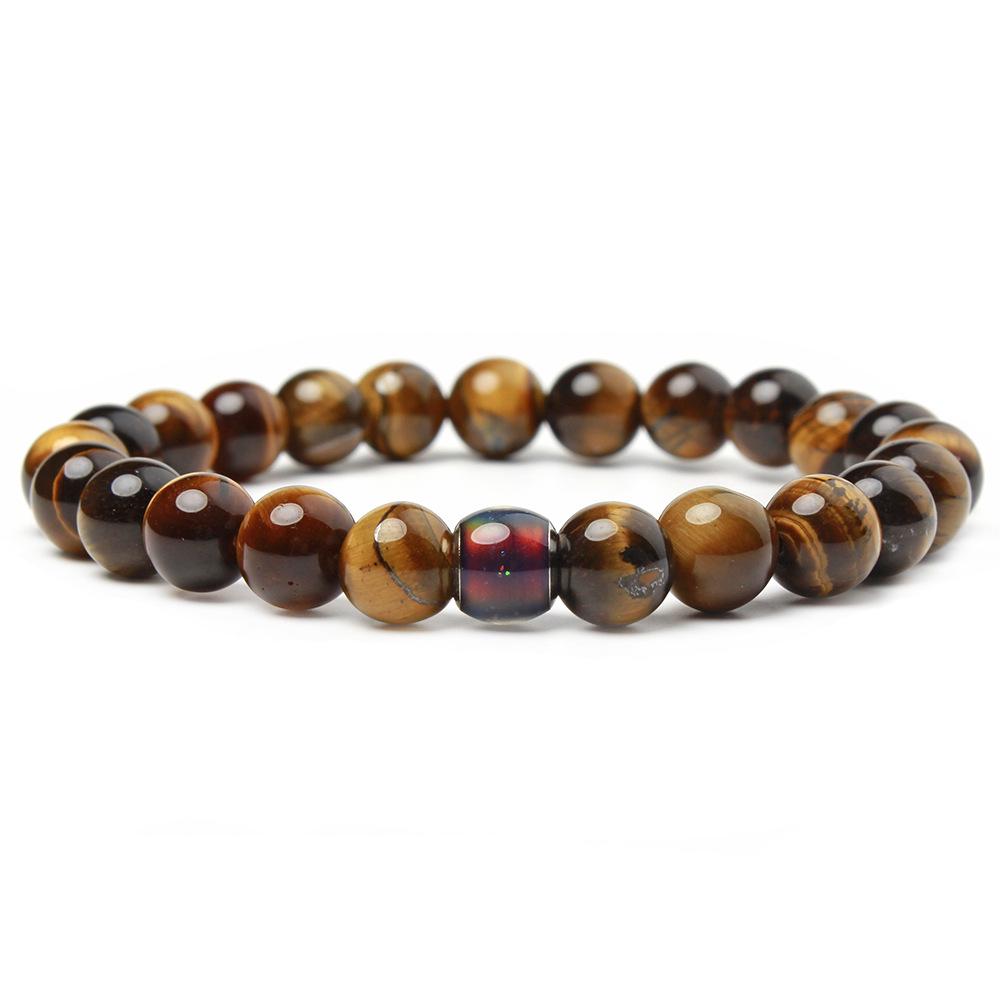 

JYL TS Bracelet Essential Oil Lava Bead Style Enhances Calm And Harmony tiger eye средних джунглях зеленый