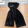 With Hidden Zipper Pocket Plush Scarves Soft Cross Neck Scarf  Autumn/Winter