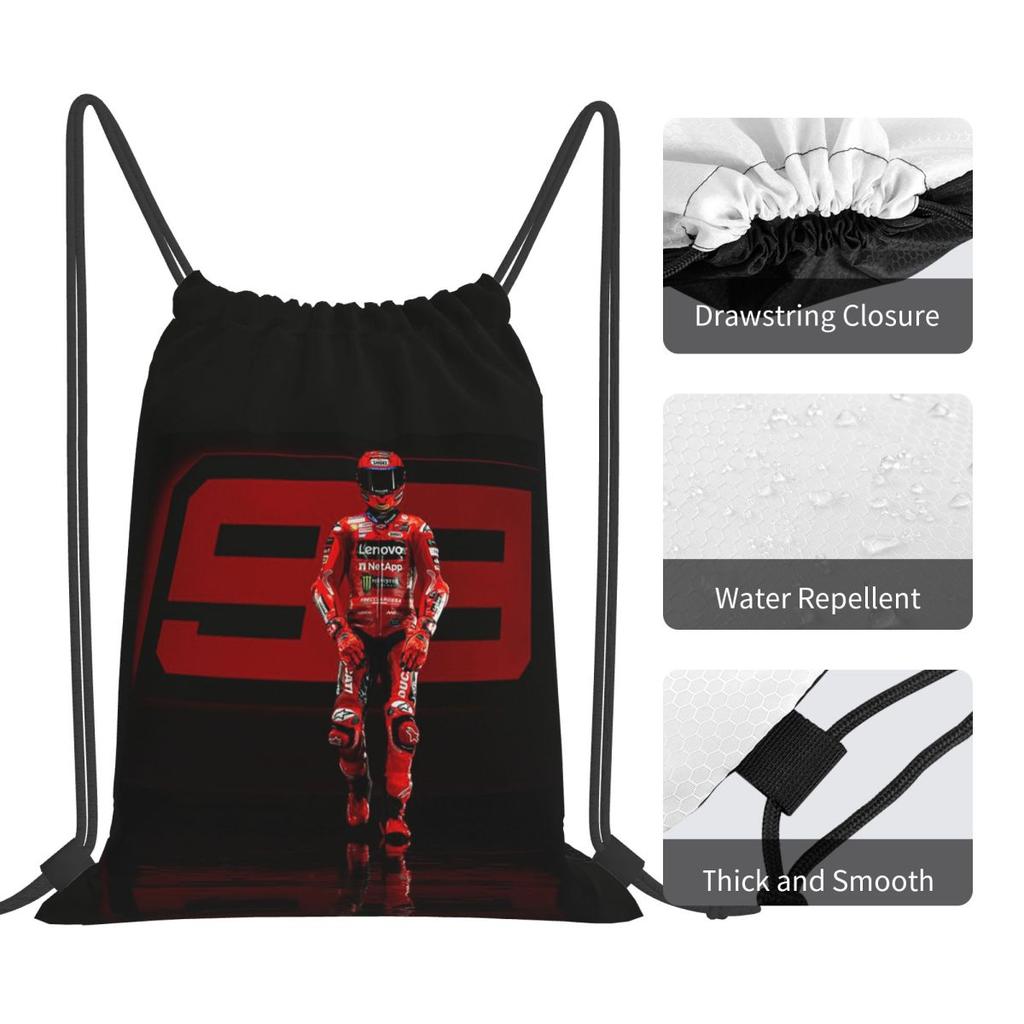 Motorcycle Marc Marqueze 93 Backpacks Multi-function Drawstring Bags Sports Bag Book Bags for Travel School