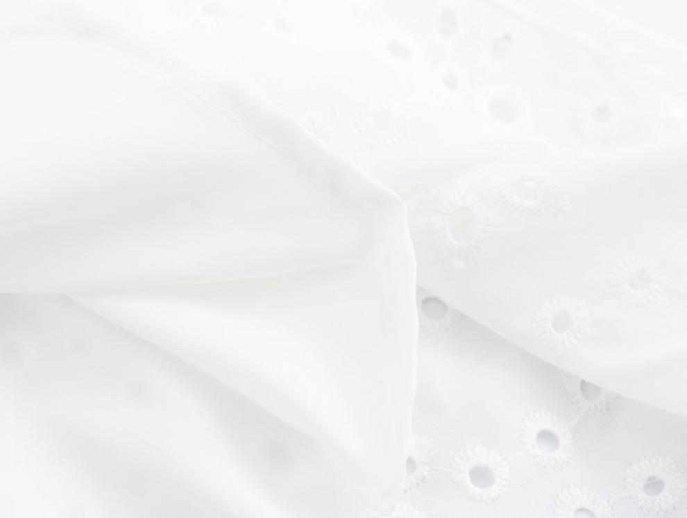 Summer European & American Style Women's Hollow Embroidery Midi Dress