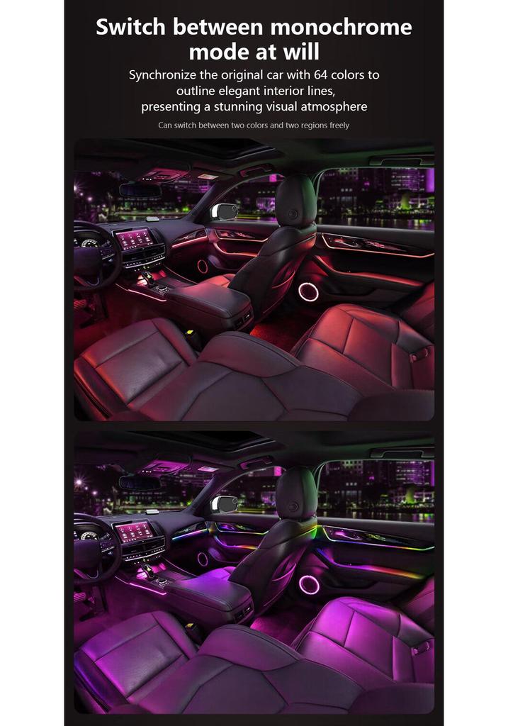 LED Interior Ambient Lights for 2017-2018 Jeep Renegade