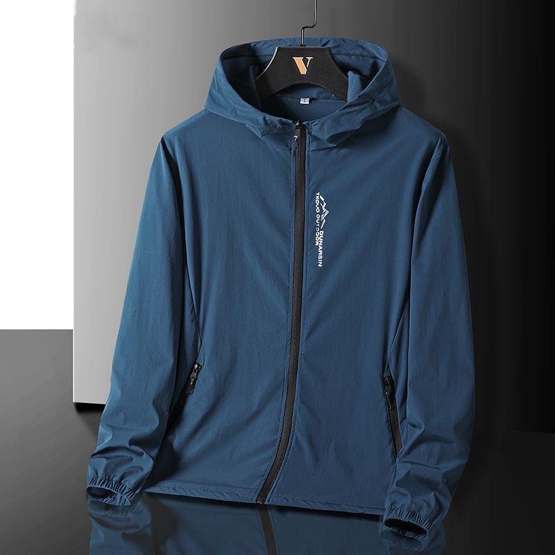 Men s Breathable Summer 2024 Thin Sun Protection Outdoor Sports Windbreaker L