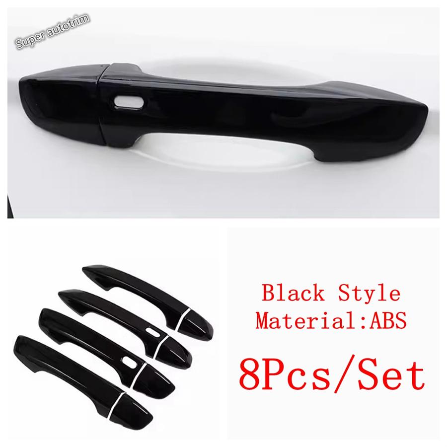 Car Door Handle Decoration Protection Cover Trim For Volkswagen Jetta Mk7  -  ABS Chrome / Black Accessories Exterior