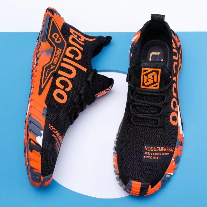 Nuove Scarpe Sportive Casual da Uomo Superficie in Rete Traspirante Leggere alla Moda Scarpe da Corsa Ammortizzazione e Antiscivolo Scarpe da Viaggio