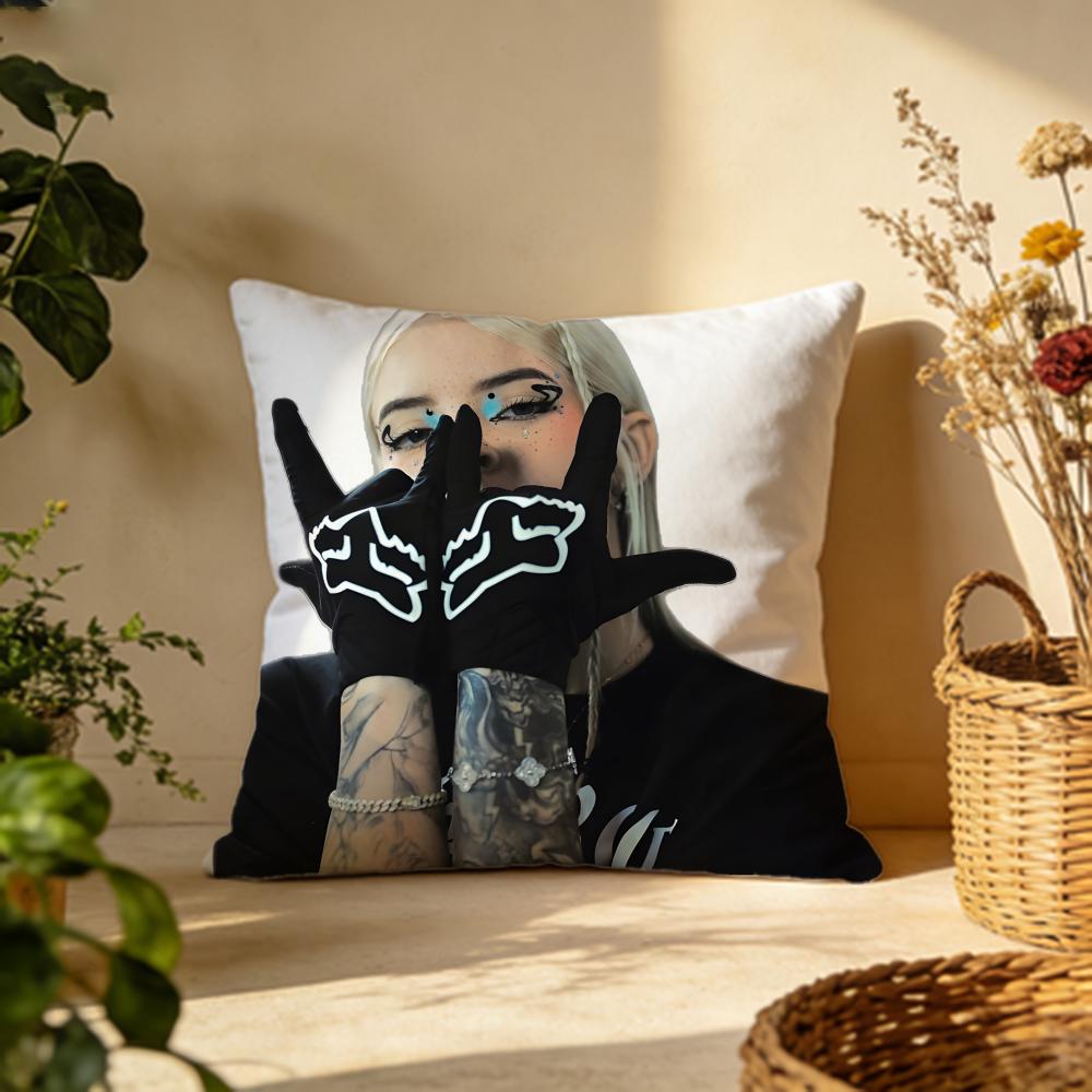 Fashion Yyoung Mikoed Cushion Cover Versatile DoubleSided Pillow Case Fit for Sofa Bed Car Daily Decor