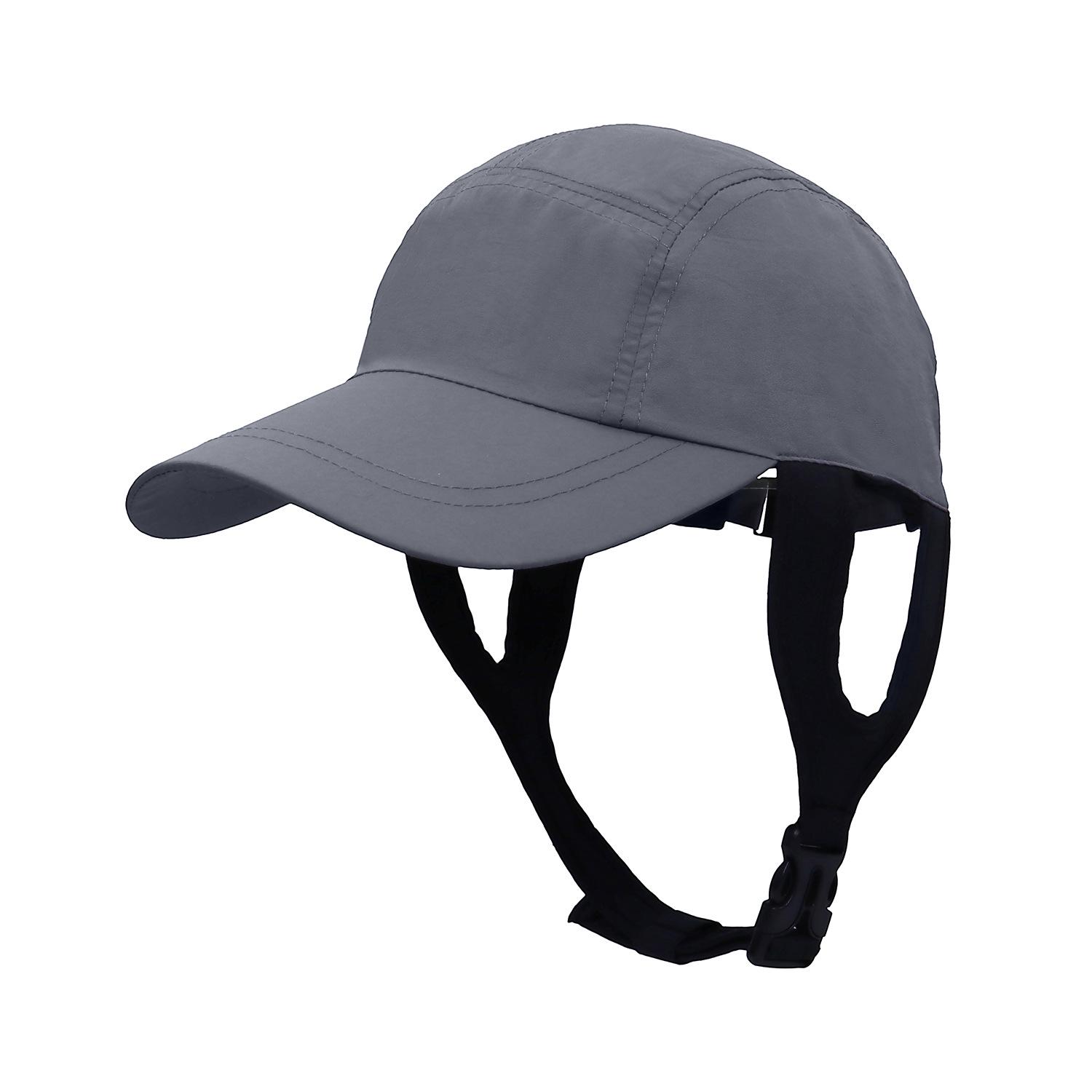 Men s UPF50+ Sun Protection Baseball Cap for Summer Hiking, Fishing, and Surfing Adjustable серый