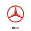 1pc 188mm 210mm Car Front Grill Badges Lid Covers Logo Sticker For Mercedes Benz AMG Class W205 W203 GLC GLK W206 W220 A180 W211