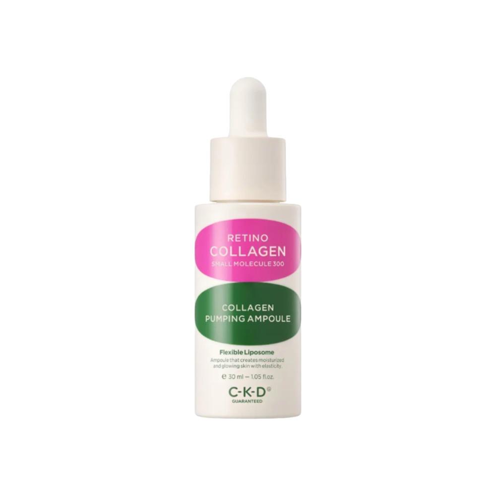 CKD Retino Collagen Low Molecular 300 Collagen Pumping Ampoule 30ml | Retinal + Collagen Anti-Aging K-Beauty