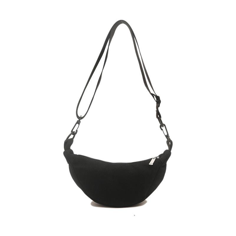

Macaron Mini Dumpling Bag Small, Lightweight and Versatile Daily Messenger Bag Fashion Commuter Bag Women чёрный