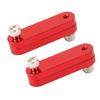 2PCS Ruler Positioning Block Aluminum Alloy Adjutsable Ruler Positioning Limit Block