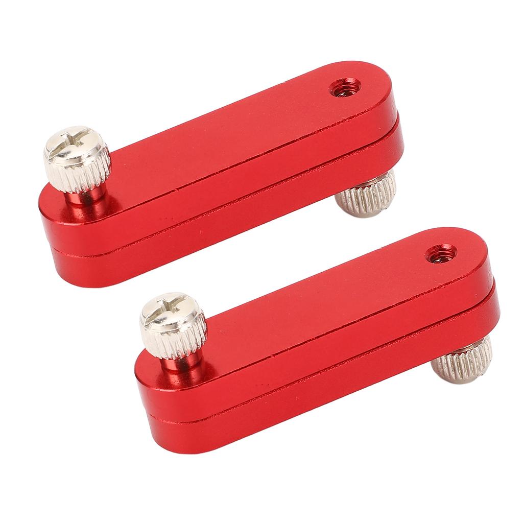 2PCS Ruler Positioning Block Aluminum Alloy Adjutsable Ruler Positioning Limit Block