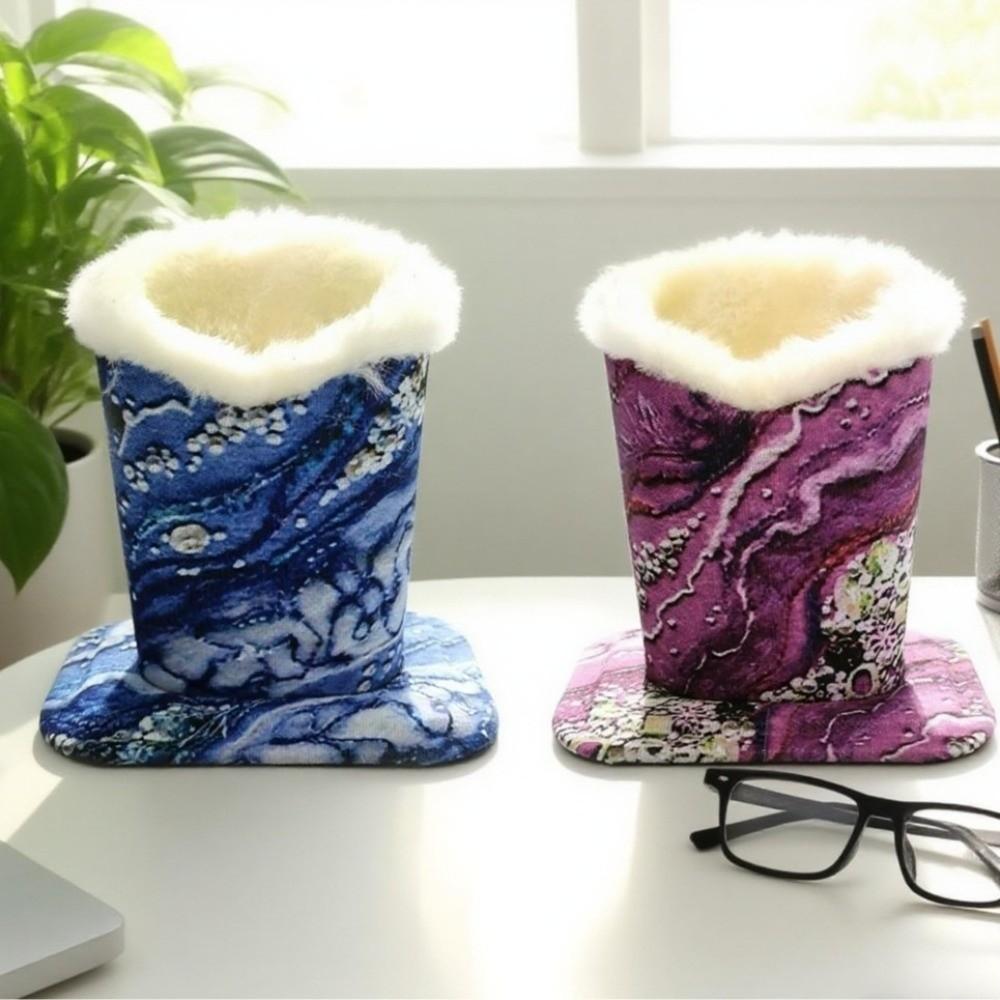 PU Leather Glasses Case Anti-Scratch Sunglass Stands Portable Desk Organizer  Nightstands