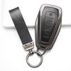 Zinc Alloy Leather Car Key Cover Case For Geely Coolray X6 Emgrand Global Hawk Gx7 Remote Car Accessories Shell Holder