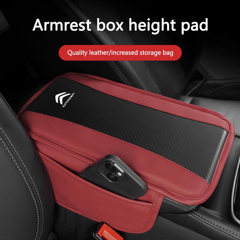 Cuscino Copertura Protezione Bracciolo Auto in Pelle Accessori per Citroen C1 C2 C3 C4 C5 C6 C8 C4L DS3 DS4 DS5 DS5LS