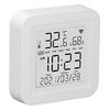  Digital Indoor Hygrometer, Large Screen Smart Temperature Humidity Sensor with 2.4GHZ Wireless Rl Time Monitor LED Indicator 