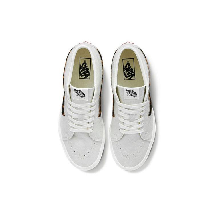 Vans Scarpe Casual in Tela Sk8 Mid Retro Mid Top Unisex Bianche VN0A3WM3033