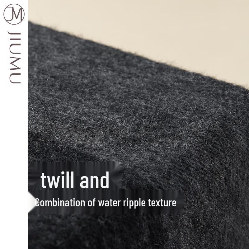 JIUMU Men's Merino Wool Winter Scarf