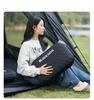 Blackdog Feather Bone Inflatable Travel Pillow for Outdoor, Camping, Sleeping, and Lumbar Support.