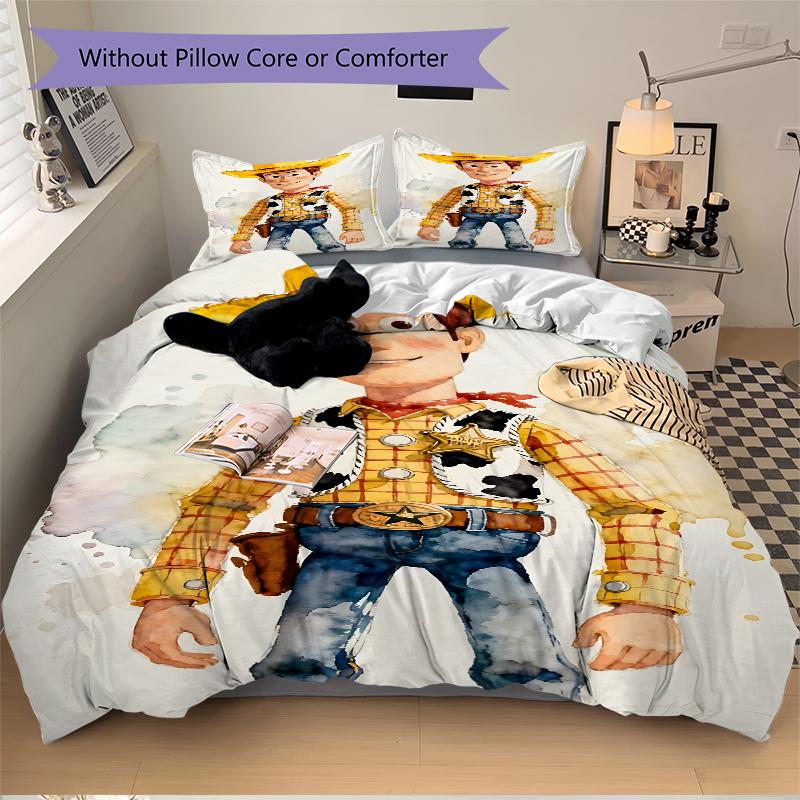 3Pcs Toy Story Adventure Bedding Sets For All Sizes New 3D Printed Bed Cover Comforter Duvet Cover Pillowcase Bedroom Decoration