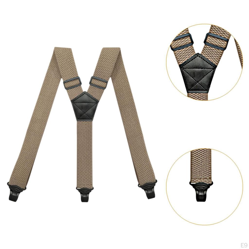 Hidden Suspenders for Belt Loops under Clothes 3 Clips Suspender