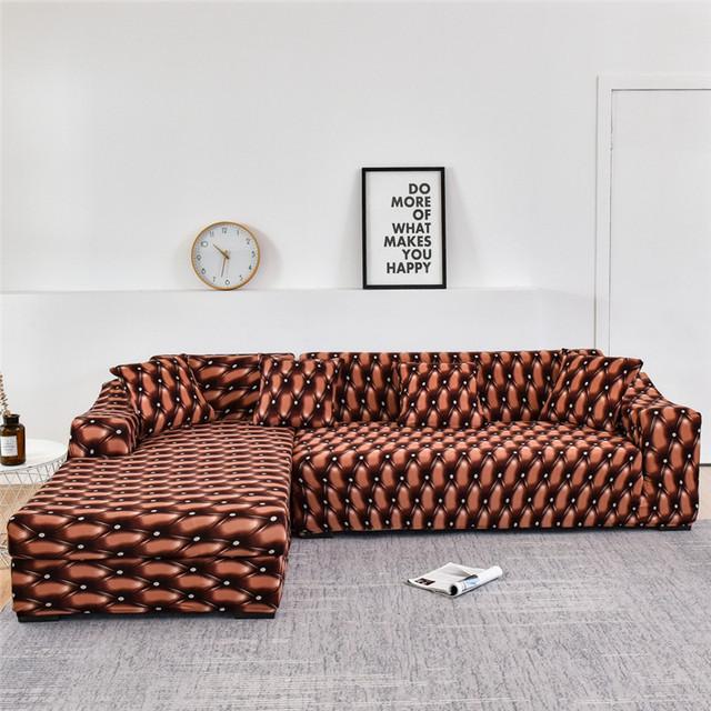 Elastic Slipcover Sofa Cover For Living Room All -Inclusive Slip -Resistant Sectional Corner Couch Cover Sofa Towel 1 2 3 4 -Seater for Home