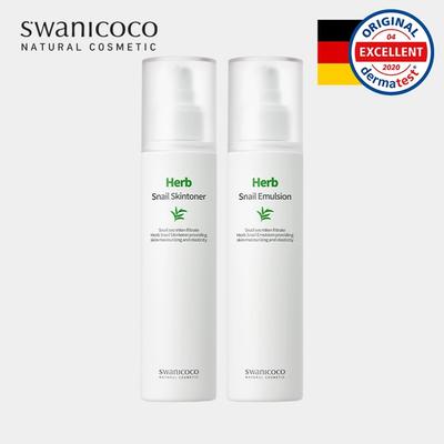 [Hypoallergenic/Moisturizing Care] Herb Snail Skin 120ml + Lotion 120ml