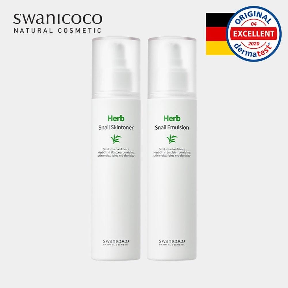 

[Hypoallergenic/Moisturizing Care] Herb Snail Skin 120ml + Lotion 120ml