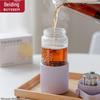 Buydeem 470ml Portable Tea Infuser Glass Cup