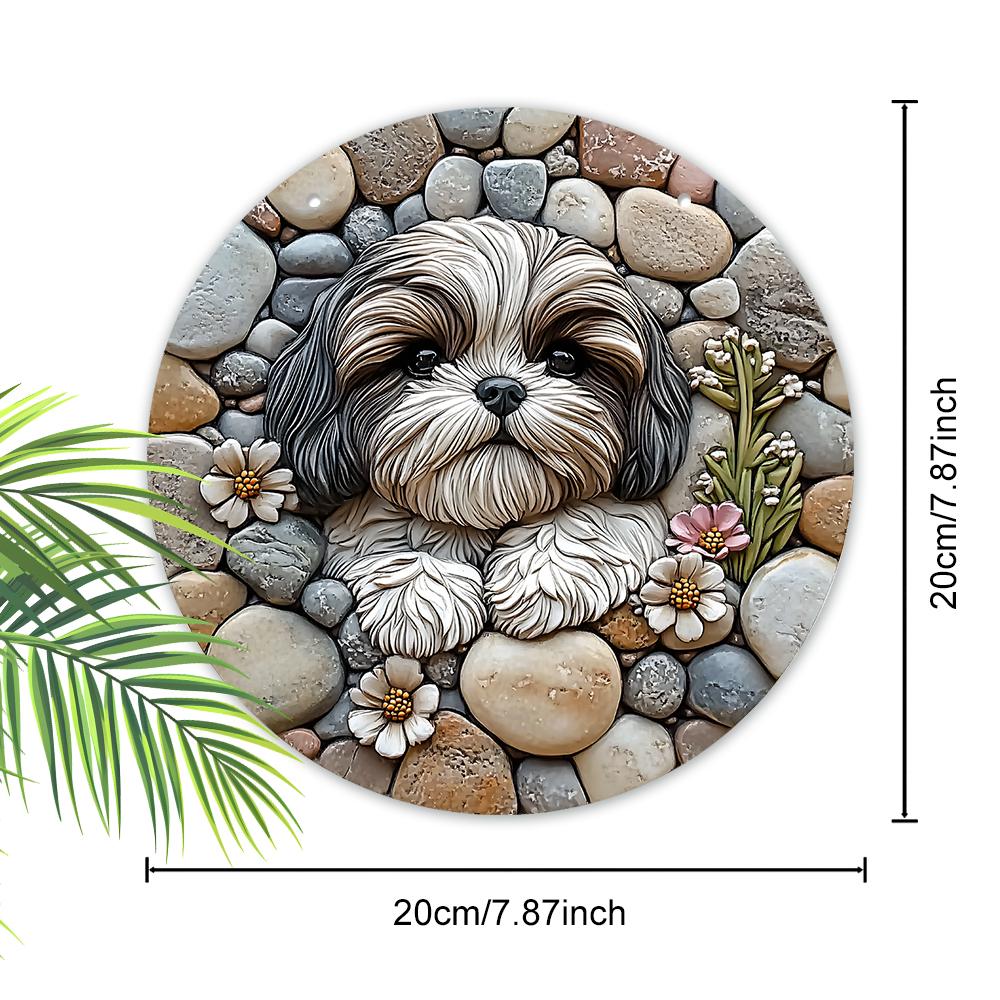 2D Flat Wooden Hanging Decorative Signs, Family Wall or Door Decoration, Garden Decoration, Housewarming Gifts for Friends
