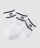 UMBRO Official Stripe 3-Pack Mid-Socks White (Uq223Csc56)