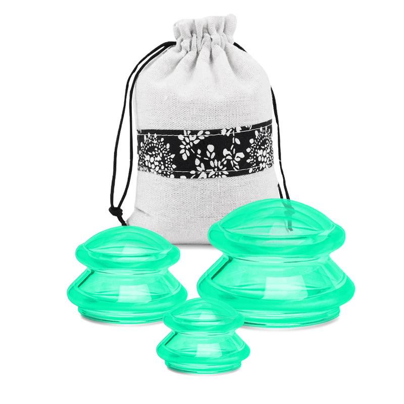 Anti-cellulite Silicone Suction Cup Ventosas Massage Body Cups Vacuum Cupping Therapy Set Masajeador Face Sucker Slimming Jars