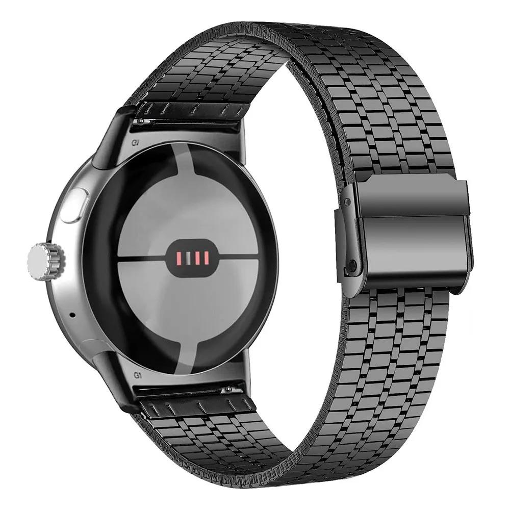 Minimalist Strap For Google Pixel Watch 3 45mm Stainless Steel Band For Google Pixel Watch 1 2 3 Wristband Replace Bracelet Accessories