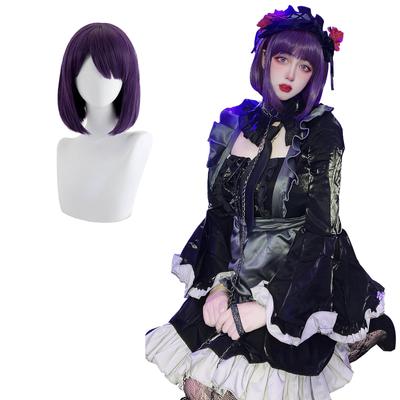Kisekoi Kitagawa Marin Cosplay Maid Kuroe Shizuku Cosplay Costume from Doll Falls In Halloween School Festival Costume Shizuku Maid with Size [NOKIJP]