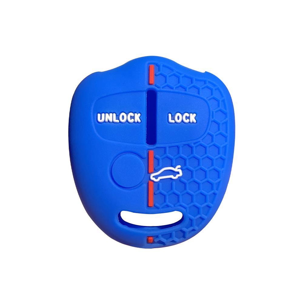 For Mitsubishi Outlander XL Pajero Lancer Asx Attrage Grandis 3 button Silicone car Key Protective Cover Case Keychain Shell