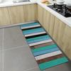 Rustic Wood Grain Kitchen Carpet, Non-Slip Indoor Floor Mat, Decorative Area Rug for Living Room Kids Room Balcony, 1PC