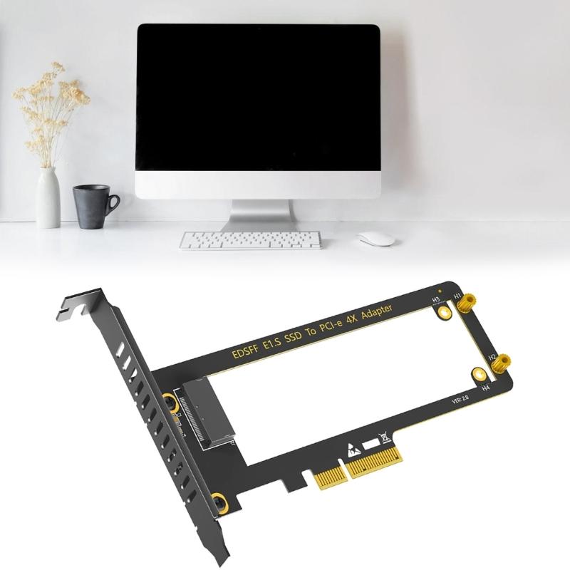 Seamlessly EDSFF Solid Disk to PCIe4.0 4X Converter for Optimized PC Performances