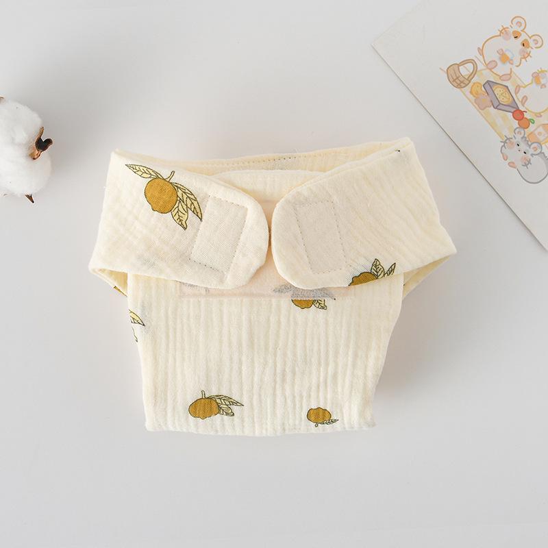 

Washable Newborn Baby Diapers - Pure Cotton Gauze with Mustard Pocket Insert L (20-29 lbs)