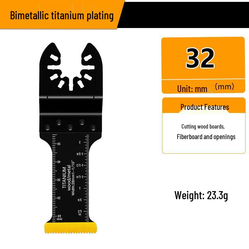 Universal Multifunctional Oscillating Saw Blade for Woodworking and Grinding