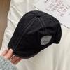 Embroidery Newsboy Flat Cap Vintage Retro Artist Hat Fashion Beret  Spicy Girl