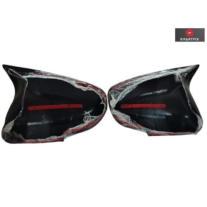 Batman Style Car Side Mirror Covers for Maruti Suzuki Swift 2018–2025 2 Set