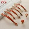 WV Chihlimbar Roșu Mânere Depozitare Dulap Bucătărie Ușă Comode Bucătărie Butoane Dulapuri Butoane Sertare Dulap Mânere Mobilier Dressing
