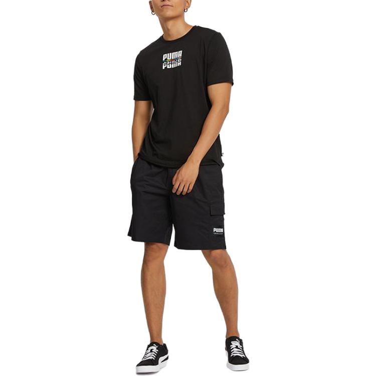 PUMA Set in Sleeve T Shirt Men's Black 855977-01