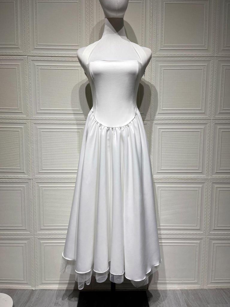 Lace-Up Waist-Cinching Puffy Evening Gown (European and American Design) - 2025 Collection