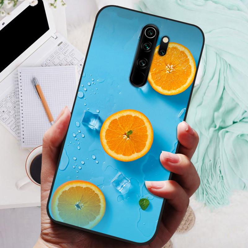 Phone Cover For Xiaomi Redmi Note 8 Pro Case Silicone Lovely Black Bumper Soft TPU Coque for Redmi Note8 Pro 8Pro Shells Fundas