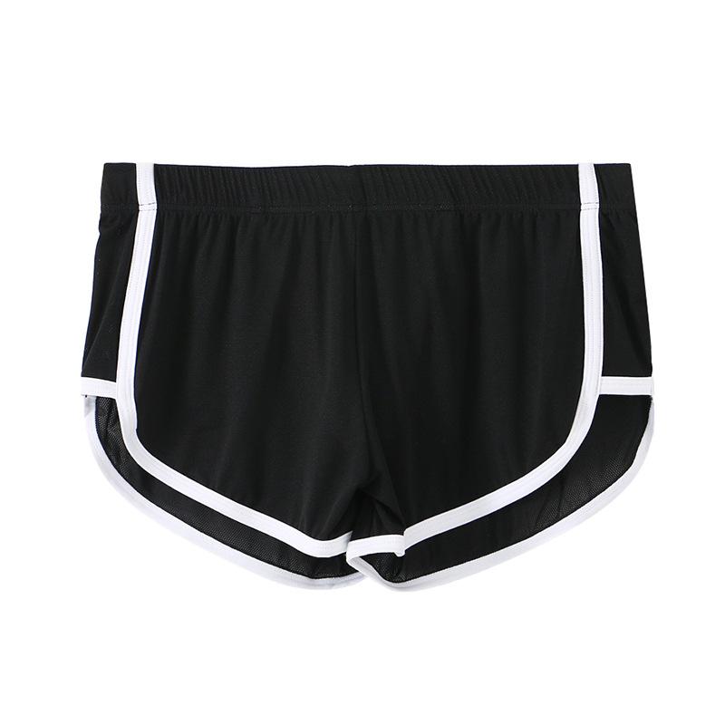 Men s Summer Ice Silk Ultra Thin Mesh Sports Loose Home Underwear M